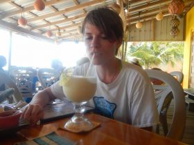 Mango coconut smoothie enjoyed in Belize – Best Places In The World To Retire – International Living